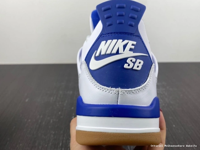 Official Maikesneakers SB Jordan 4 DR5415-140 Retro Blue Pine 0713